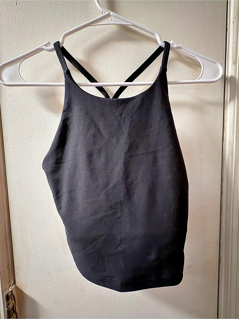Old Navy PowerSoft Strappy Tank Top in Black Small